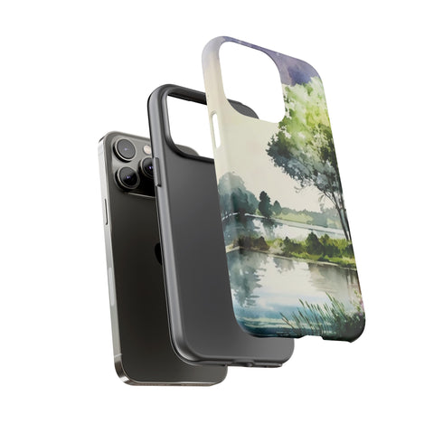 Summer Day by the Lake - Impact Resistant Phone Case
